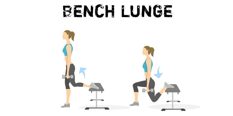 Bench Lunge