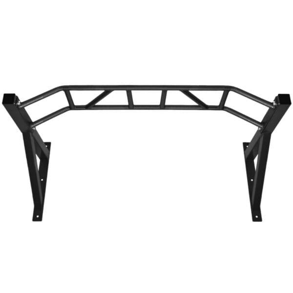 Black Wall Mounted Pull Up Bar Front