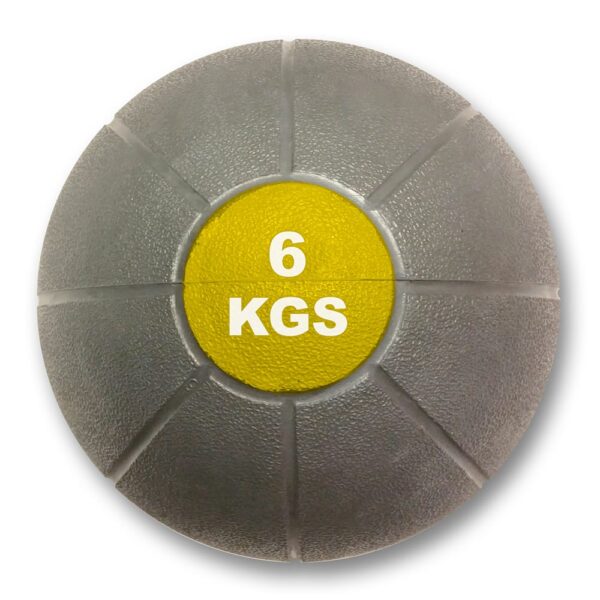 Medicine Ball – 6Kg – Grey/Yellow