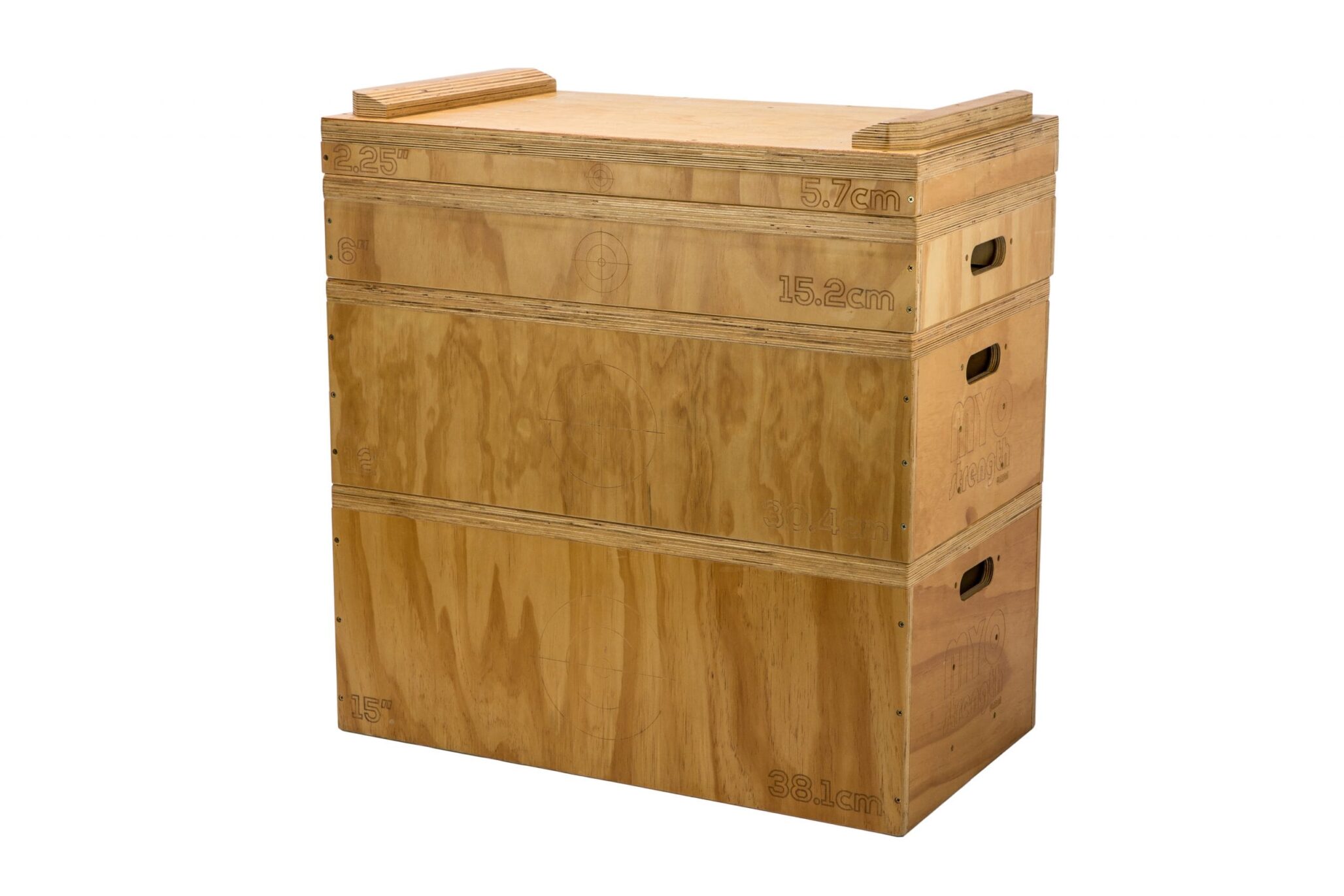 Plyometric Box – Wooden (3 Heights 20”/24”/30”)