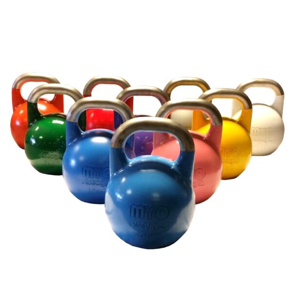 Competition Kettlebell – Complete Set – 4Kg – 40Kg (10 Bells)