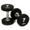 Origin Fitness Flat Bench and Urethane Dumbbell Set