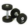 Origin Fitness Flat Bench and Urethane Dumbbell Set