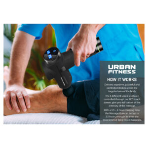 Urban Fitness Elite Massage Gun How It Works